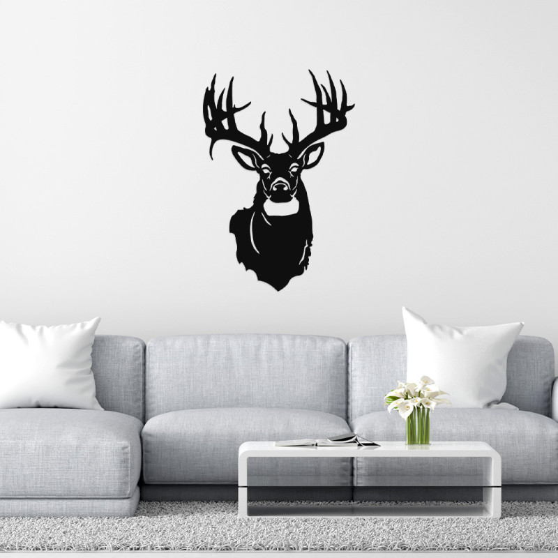 Geyik Metal Duvar Tablosu