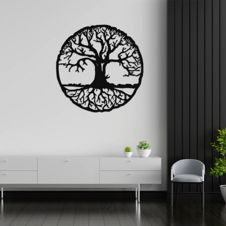 Hayat Ağacı Metal Duvar Tablosu